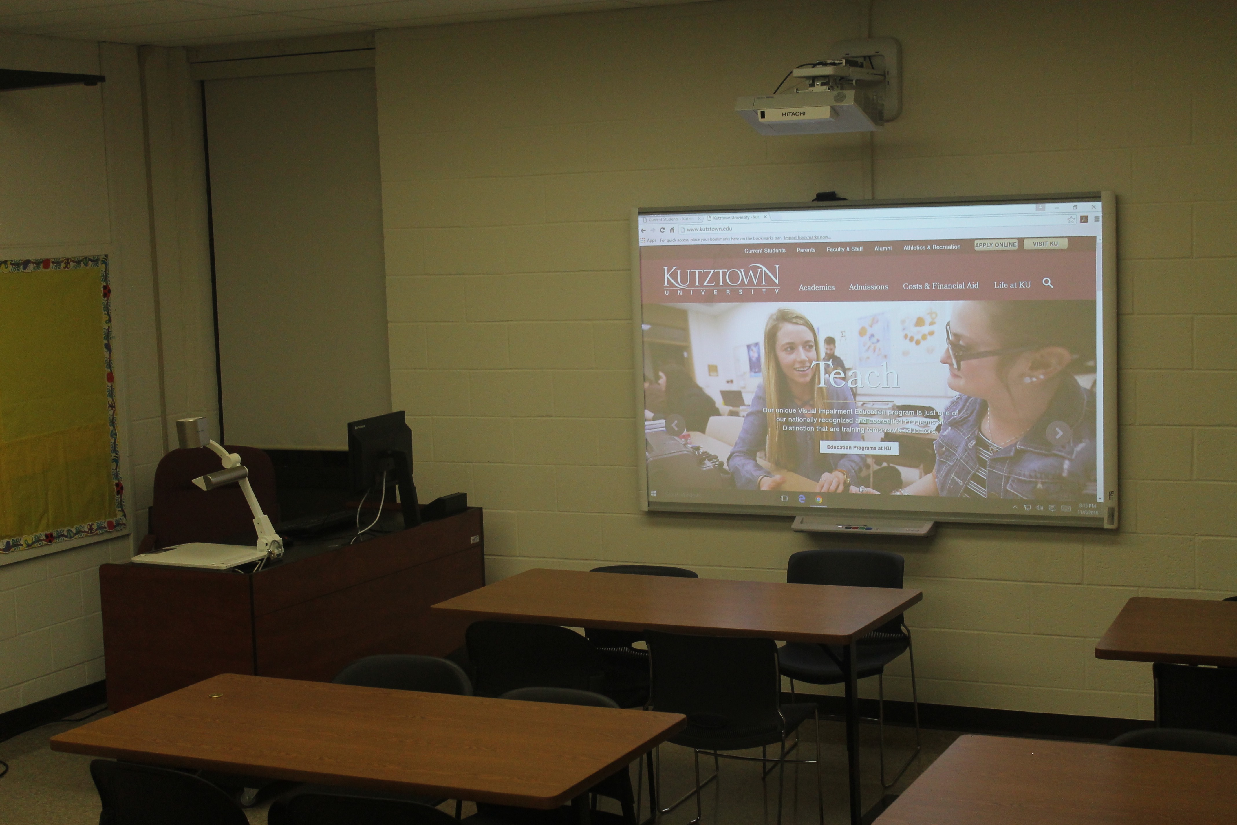 Kutztown University Uses Hitachi OneVision Rewards Program to Extend Projector Life and Save on Replacements