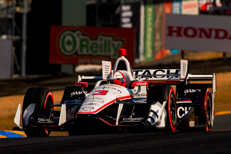 Castroneves in the Sonoma Race (final race) on September 17