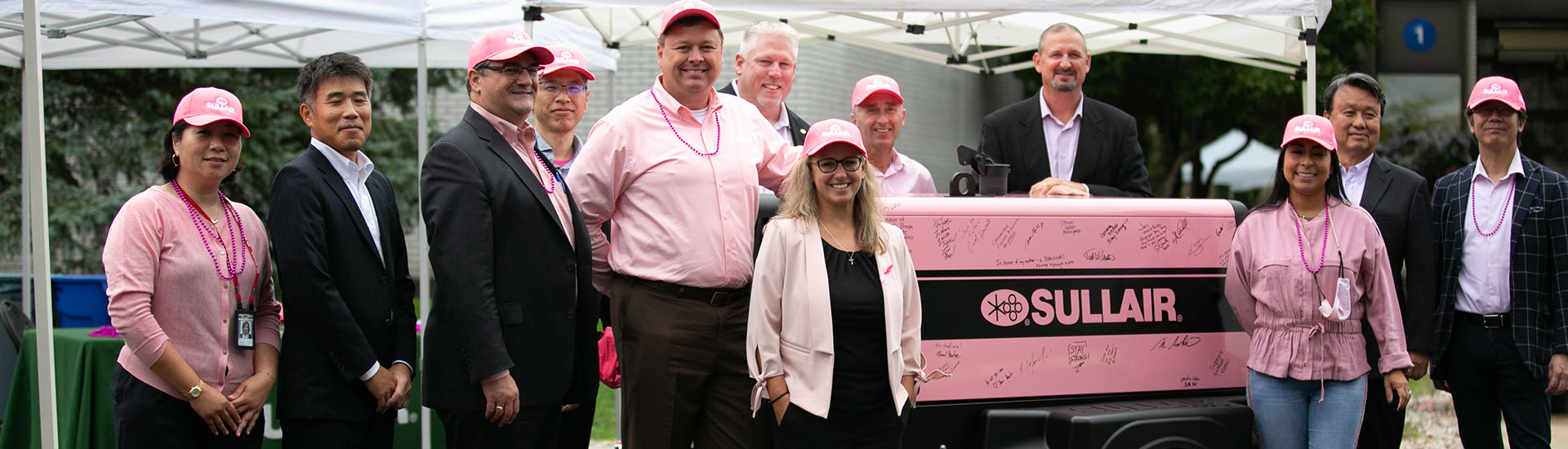 imgSullair Pink Compressor Raises $32,500 for The ARA Foundation and $21,000 for Susan G. Komen® Chicago