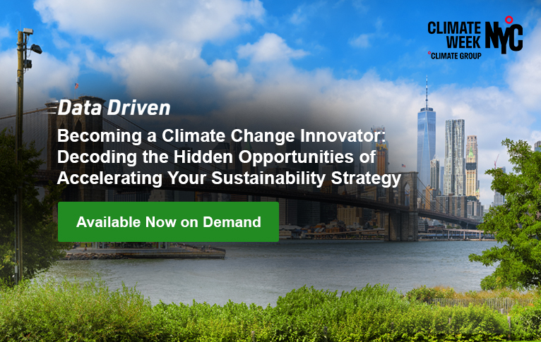 Becoming a Climate Change Innovator: Decoding the Hidden Opportunities of Accelerating your Sustainability Strategy